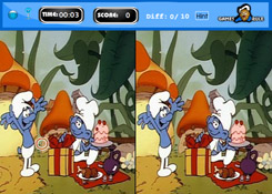 Point and click Smurf online játék