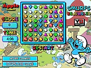 Smurfs bejeweled Hupikék Törpikék játékok ingyen