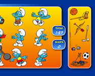 Smurfs sports pairs Hupikék Törpikék játékok ingyen