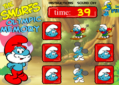 The Smurfs olympic memory Hupikék Törpikék játékok
