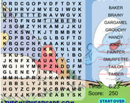 The Smurfs word search